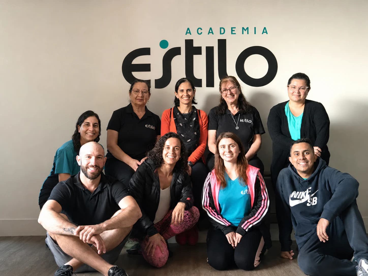 Equipe da Academia Estilo