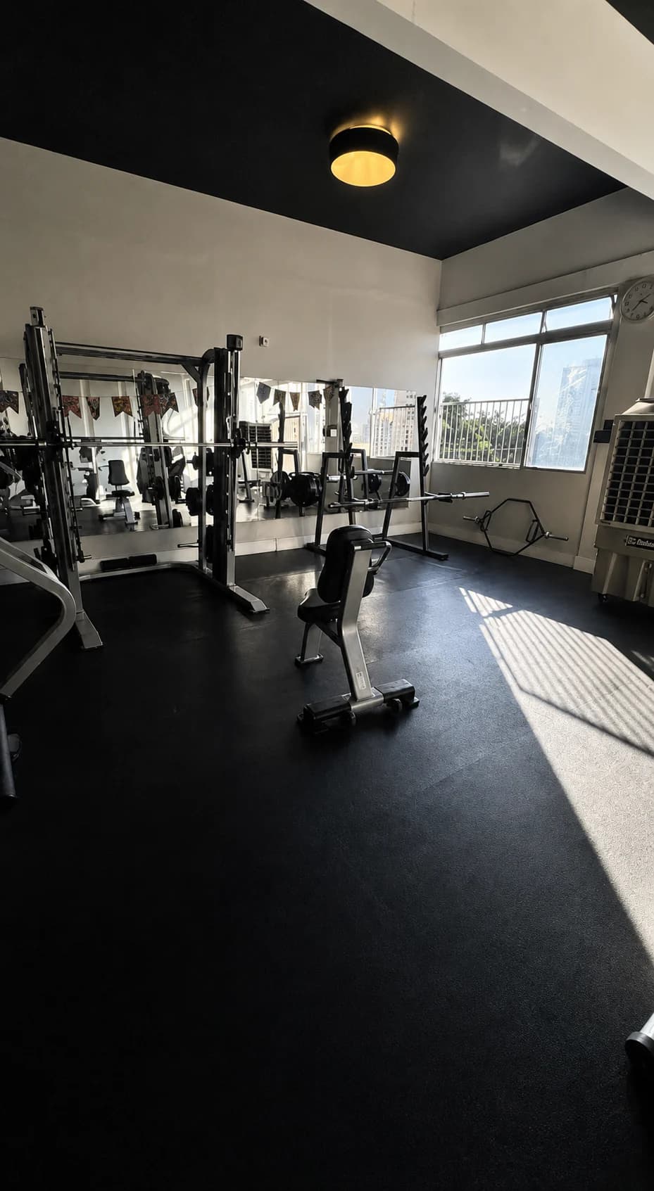 Sala de musculação da Academia Estilo